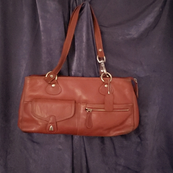 Leather shoulder handbag - Picture 1 of 3